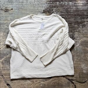 Maurices Elegant Cream Knit Sweater